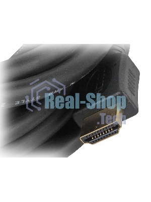 Кабель Cablexpert HDMI CC-HDMI4-7.5M, 19M/19M, v2.0, медь, позол.разъемы, экран, 7.5м, черный, пакет