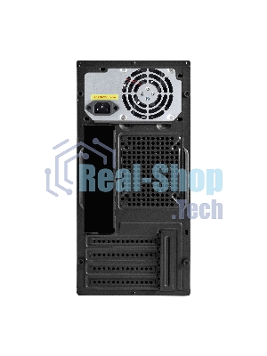 Компьютерный корпус Minitower ExeGate BAA-303M-AAA400 (mATX, БП AAA400 с вент. 8см, 2*USB, HD Audio, черный)