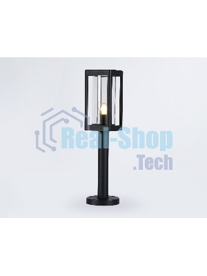 Светильник Ambrella light ST2417 BK/CL черный/прозрачный IP54 E27 max 40W 110*110*500