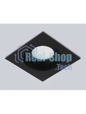 Встраиваемый поворотный точечный светильник Ambrella light TN102758 BK черный IP20 GU5.3 100*100*32