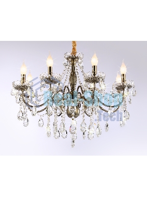 Светильник Ambrella light TR4950/8 SB/CL бронза/прозрачный E14/8 max 40W D620*585
