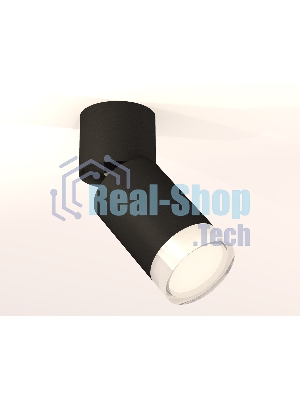 Светильник Ambrella Light XM6313080 SBK/FR/CL черный песок/белый матовый/прозрачный MR16 GU5.3 (A2221, C6313, N6241)