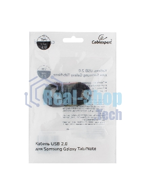 Кабель USB Cablexpert CC-USB-SG1M AM/Samsung, для Samsung Galaxy Tab/Note, 1м, черный, блистер