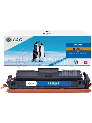 Картридж лазерный G&G GG-W2203X (W2203X) пурпурный (5500 стр.) для HP CLJ Pro 4202/MFP 4302