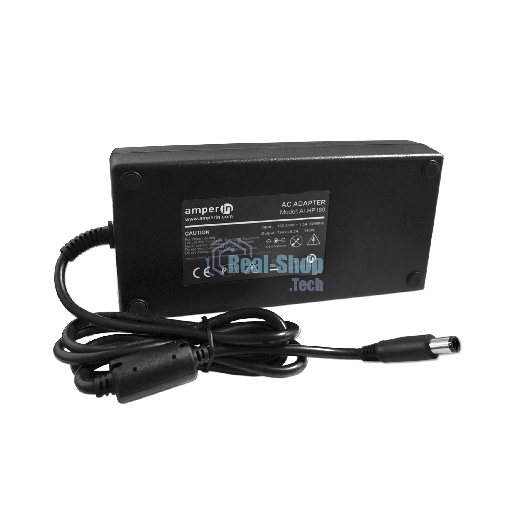 Блок питания (сетевой адаптер) Amperin AI-HP180 для ноутбуков HP 19V 9.5A 180W 7.4*5.0