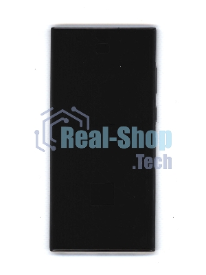 Дисплея для Samsung Galaxy S22 Ultra SM-S908B в сборе с тачскрином ServicePack, черный (GH82-27488A)