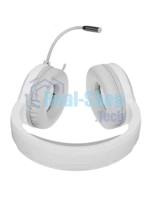 Гарнитура Redragon Mento белый, проводная, USB / 2 x mini jack 3.5 мм, подсветка