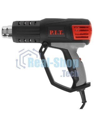 Технический фен P.I.T. PHG2001-C темп.350/550С черный