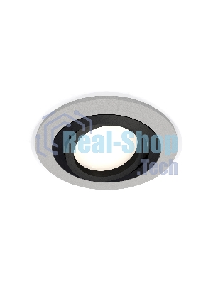 Комплект встраиваемого поворотного светильника Ambrella light XC7623081 SGR/PBK серый песок/черный полированный MR16 GU5.3 (C7623, N7002)