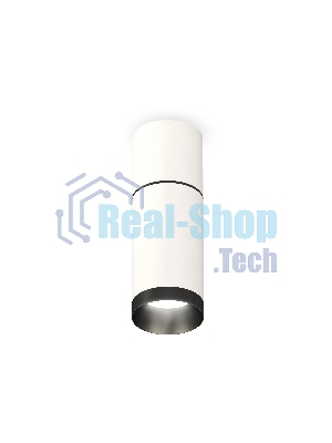 Светильник Ambrella Light XS6322061 SWH/PBK белый песок/черный полированный MR16 GU5.3 (C6301, A2061, C6322, N6131)
