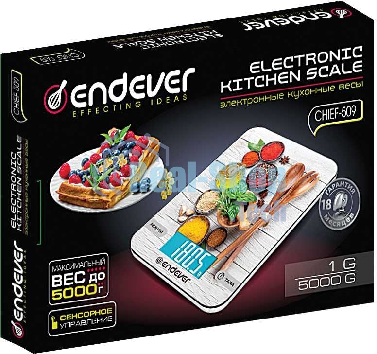 Весы кухонные Endever Chief 509