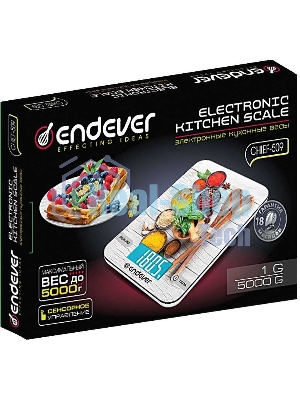 Весы кухонные Endever Chief 509