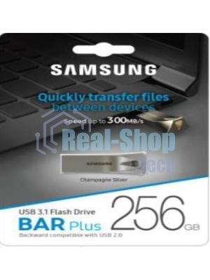 Флешка USB 256Gb USB USB 3.1 Samsung BAR Plus (up to 300Mb/s) (MUF-256BE3/APC)