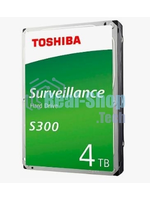 Жесткий диск Toshiba HDD SATA3 4Tb Surveillance S300 (SMR) 5400 256Mb (analog HDWT740UZSVA)