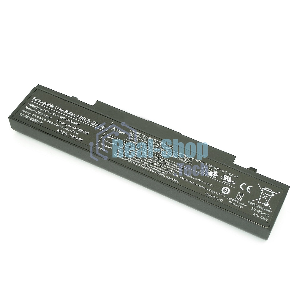 Аккумуляторная батарея для ноутбука Samsung R420 R510 R580 (AA-PB9NC6B) 48Wh черный