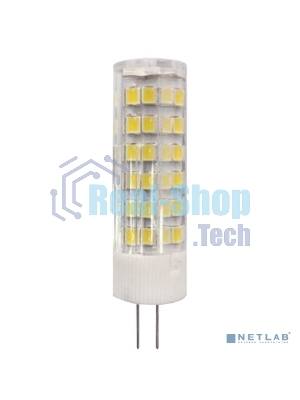 Лампа светодиодная ЭРА JC-7w-220V-corn ceramics-840-G4 560лм