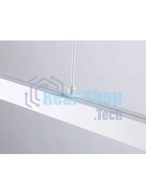 Трековый однофазный подвесной светодиодный светильник Ambrella light GL6782 WH белый LED 24W 3000K 600*22*1025