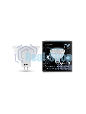 Лампа светодиодная Gauss LED MR16 GU5.3 7W 630lm 4100K 1/10/100