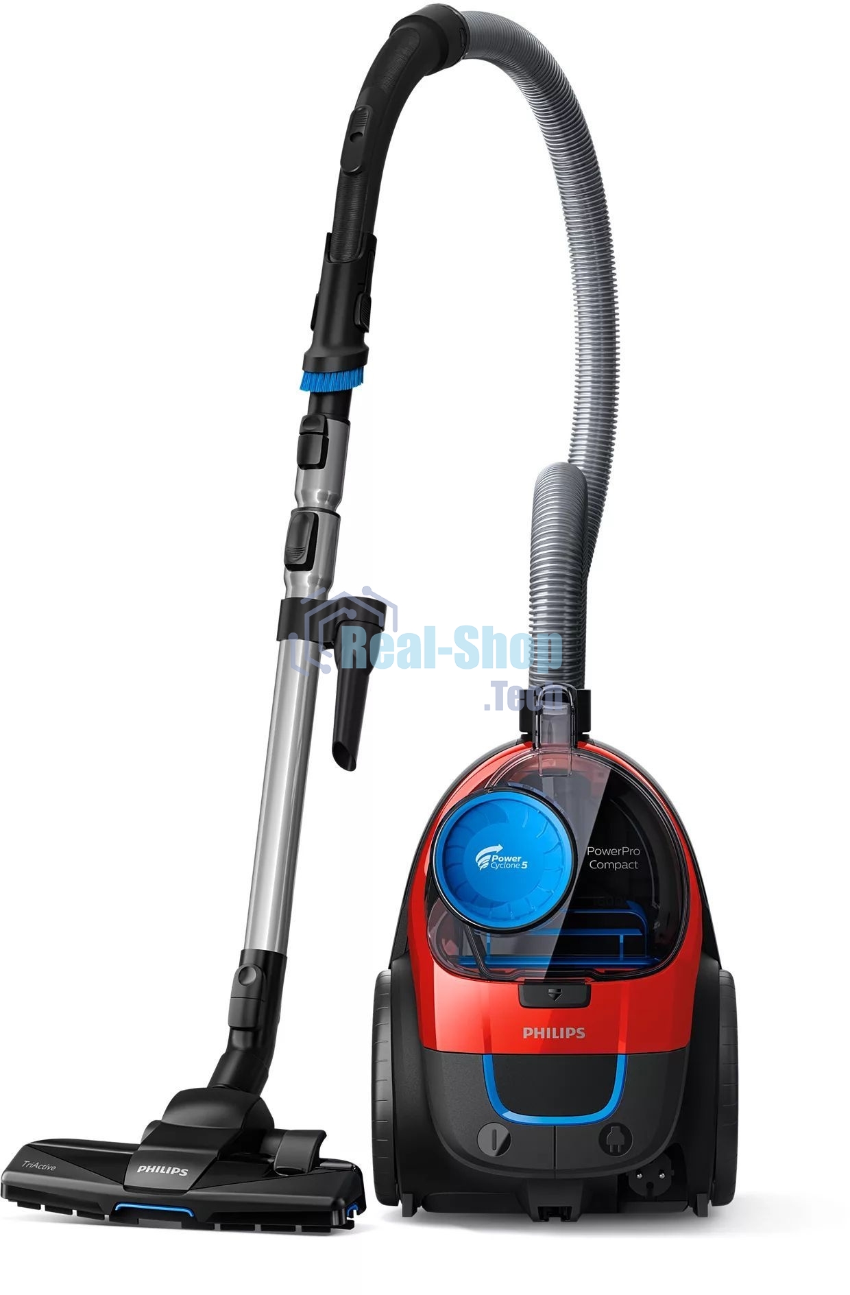 Пылесос Philips FC9330/09 красный/черный, 237/900 Вт, уборка сухая, пылесборник контейнер 1.5 л
