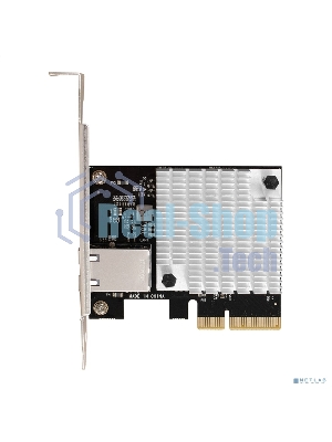 Сетевой адаптер ExeGate EXE-107S (PCI-E x4 v3.0, 1xRJ45, UTP 100Mbps/1000Mbps/2.5Gbps/10Gbps Marvell AQC107S)