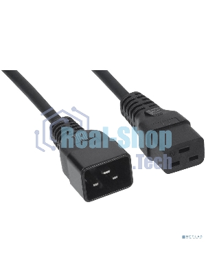 Шнур сетевой Rexant IEC 320 C19 – IEC 320 C20 3x1,5мм², 3м