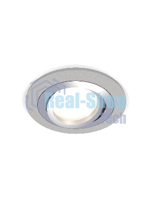 Комплект встраиваемого поворотного светильника Ambrella light XC7623082 SGR/PSL серый песок/серебро полированное MR16 GU5.3 (C7623, N7003)