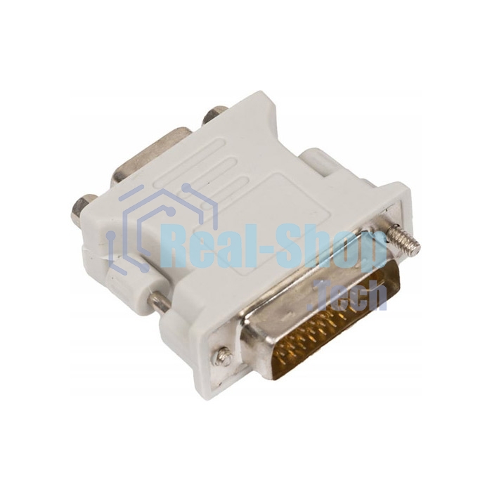Переходник DVI-I (M) в VGA(SVGA) (F) ExeGate, позолоченные контакты, экранирование
