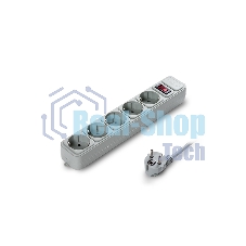 Сетевой фильтр Exegate SP-5-5G (5 розеток, 5 м, евровилка, серый)