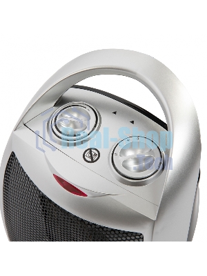 Тепловентилятор MTX FHC-1500, серый, 750/1500 Вт, 15 м2, термостат