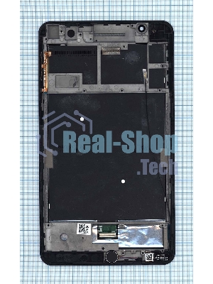 Модуль (матрица + тачскрин) для Asus Fonepad 7 FE171/FE171CG черный с серебристой рамкой