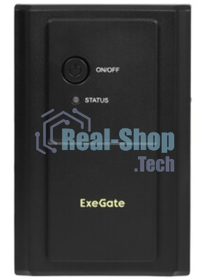 Источник бесперебойного питания ExeGate SpecialPro UNB-2000.LED.AVR.EURO.RJ 2000VA/1200W, LED, AVR, 4 евророзетки, RJ45/11, черный