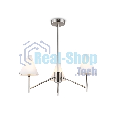 Люстра Ambrella light LH57121/3 SN/FR никель/белый матовый E14/3 max 40W D650*590