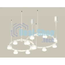Светильник Ambrella light XR92081006/13 SWH/FR/CL белый песок/белый матовый/прозрачный GX53 (A9208, C9236, C9231, N8399)