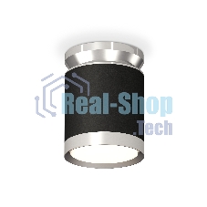 Светильник Ambrella Light XS8142025 SBK/PSL черный песок/серебро полированное GX53 (N8904, C8142, N8118)