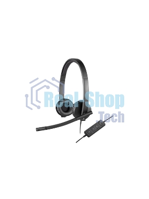 Гарнитура Logitech USB Headset H570e Stereo чёрный, проводная, USB
