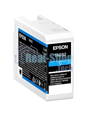 Картридж струйный голубой Epson T46S2 для SC-P700