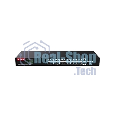 Коммутатор неуправляемый IP-COM G1128P-24-410W PoE, 28 портов, 26x1 Гбит/с, SFP 2x1 Гбит/с, PoE 24x30 Вт (до 370 Вт)