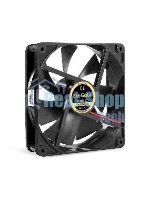 Вентилятор 12В DC ExeGate ExtraSilent ES14025S2P (140x140x25 мм, Sleeve bearing (подшипник скольжения), 2pin, 1000RPM, 22dBA)