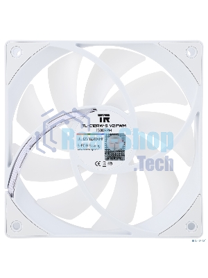 Кулер для корпуса Thermalright TL-C12RW-S V2 Reverse (120x120x25mm, 4-pin PWM, ARGB, 58CFM, 25.6dBA, 1500RPM, White)
