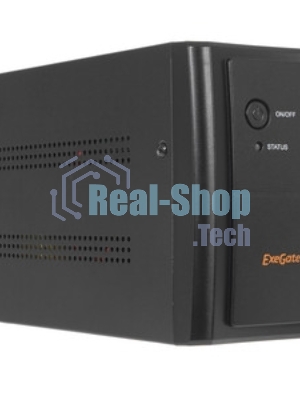 Источник бесперебойного питания ExeGate EP285483RUS SpecialPro UNB-1000.LED.AVR.EURO.RJ 1000VA/650W, LED, AVR, 4 евророзетки, RJ45/11, черный