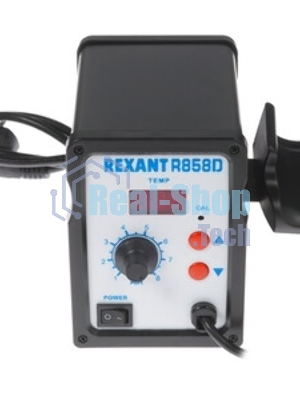 Паяльная станция (термофен) Rexant термовоздушная с цифровым дисплеем 150-500°С (R858D)
