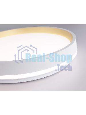 Светодиодный светильник RGB Ambrella light FZ601 WH/GD белый/золото IP20 46W 3000K-6500K+RGB D390*80 (ПДУ ИК)