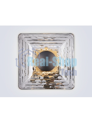 Настенный светодиодный светильник Ambrella light LH31037 GR/SM серый/дымчатый 6W 3000K 150*150*85