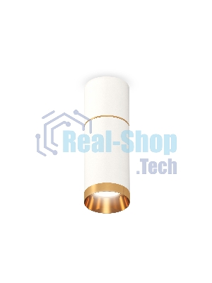 Светильник Ambrella Light XS6322062 SWH/PYG белый песок/золото желтое полированное MR16 GU5.3 (C6301, A2062, C6322, N6134)