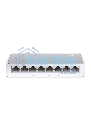 Коммутатор TP-Link SOHO TL-SF1008D Коммутатор 8-port 10/100M mini Desktop Switch, 8 10/100M RJ45 ports, Plastic case