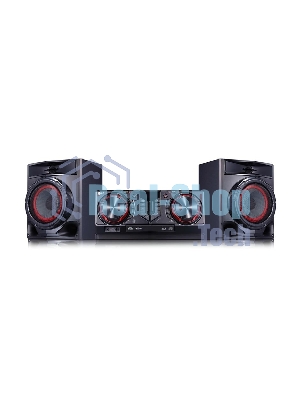 Мини-аудиосистема LG CJ44 черный 480Вт FM USB BT