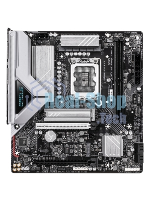 Материнская плата Gigabyte B860M EAGLE V2, LGA1851, Intel B860, 2xDDR5, 4xSATA, 2xM.2, 1xPCIe 5.0 x16, 1xPCIe 4.0 x4, 1xDP, 1xHDMI, 1x2.5Gb LAN, 3xUSB-A 5Gbps, 7xUSB-A 2.0, 1xUSB-C 5Gbps, 3x3.5 мм, 7.1, mATX
