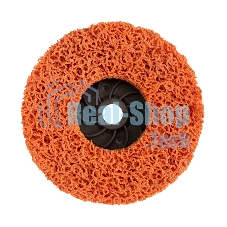 Круг зачистной Kranz коралловый CERAMIC 125xМ14, быстрая установка, адаптер