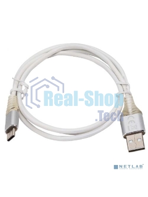 Кабель Filum USB 2.0 Pro, 1 м., 2A, индикатор заряда, разъемы: USB A male- USB Type С male, пакет. (FL-CPro-U2-AM-CM-1M-L1)