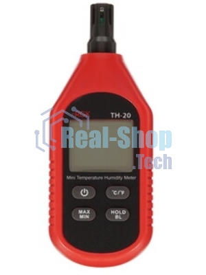 Термогигрометр RGK TH-20 портативный красный/черный (776486)